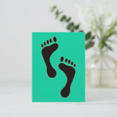 足跡はがき ポストカード (スタンド正面)