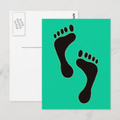 足跡はがき ポストカード (正面/裏面)