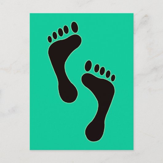 足跡はがき ポストカード (正面)