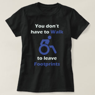 足跡まで歩かなくてもよ離れい Tシャツ