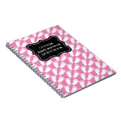 足跡カスタム付きベビーシャワーゲストブック ノートブック (右側)