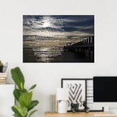 足跡ポスター ポスター (ホームオフィス)