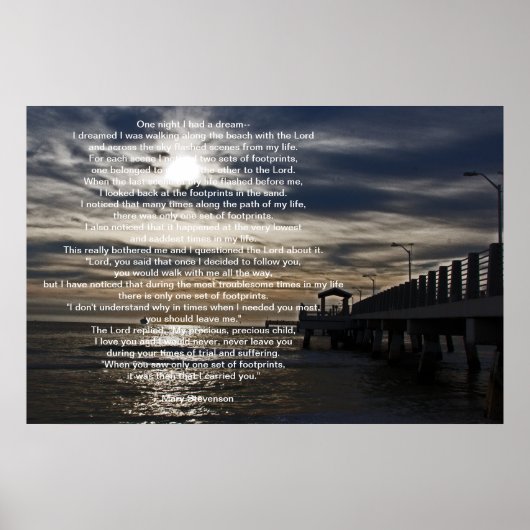 足跡ポスター ポスター (正面)