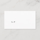 足跡動物気に 名刺 (裏面)