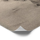 足跡失ったポスター ポスター (角)