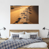 足跡祈りの言葉信仰に基づくキャンバスアート キャンバスプリント (インサイチュ (寝室))