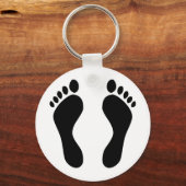 足跡足 キーホルダー (正面)