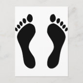 足跡足 ポストカード (正面)