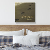 足跡運を付けろ キャンバスプリント (インサイチュ (寝室))