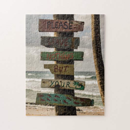 足跡離れだ ジグソーパズル (縦)