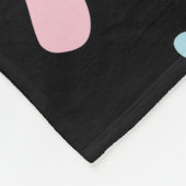 足跡3 フリースブランケット (角)