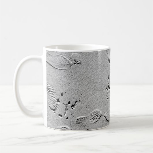 足跡 コーヒーマグカップ (左)