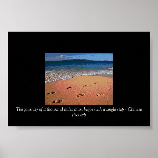 足跡 ポスター (正面)