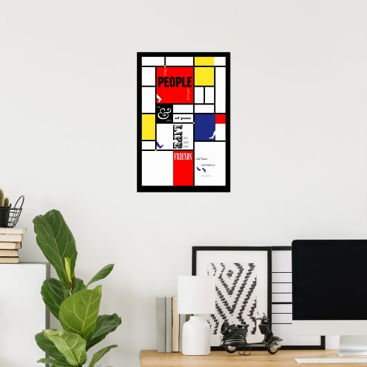 足跡 ポスター (ホームオフィス)