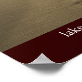 足跡 ポスター (角)