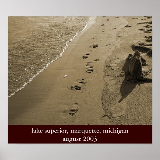 足跡 ポスター (正面)