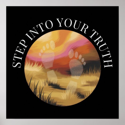 足跡 ポスター (正面)