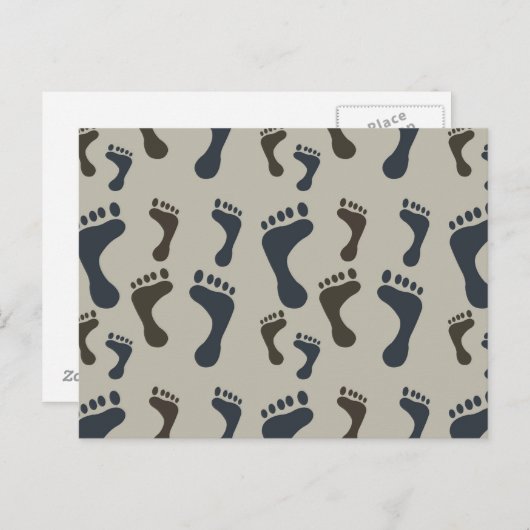 足跡 ポストカード (正面/裏面)