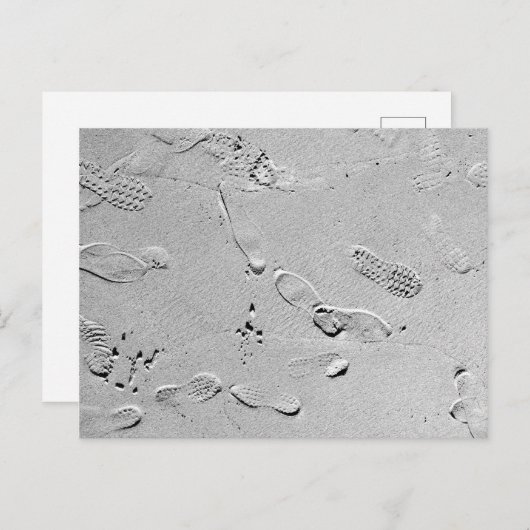 足跡 ポストカード (正面/裏面)