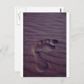 足跡 ポストカード (正面/裏面)