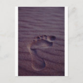 足跡 ポストカード (正面)