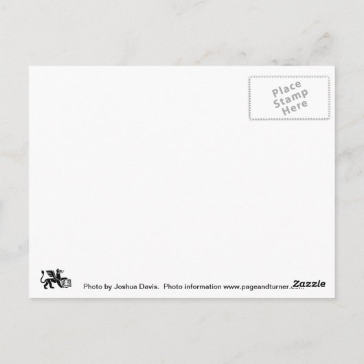 足跡 ポストカード (裏面)