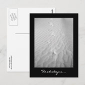 足跡…ポストカード ポストカード (正面/裏面)