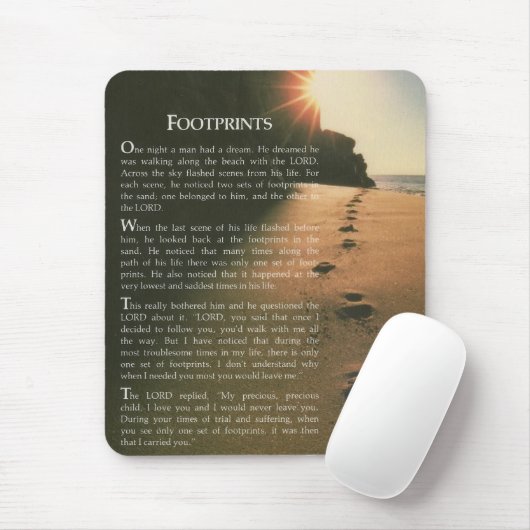 足跡 マウスパッド (マウス)