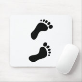 足跡 マウスパッド (マウス)