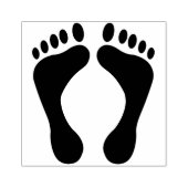 足跡 ラバースタンプ (インプリント)