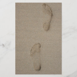 足跡 便箋