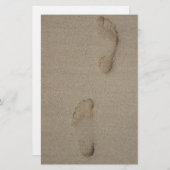 足跡 便箋 (正面/裏面)