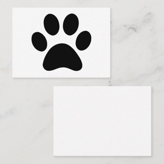 足跡 名刺 (正面/裏面)