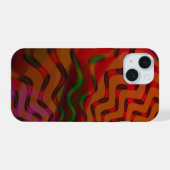 足跡 iPhone 15ケース (裏面横)