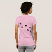 足跡 Tシャツ (裏面フル)