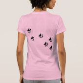 足跡 Tシャツ (裏面)