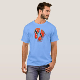 足跡S2メンズTシャツ – Trini Tシャツ