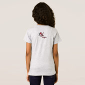足跡S2女の子ティー – Trini Tシャツ (裏面フル)