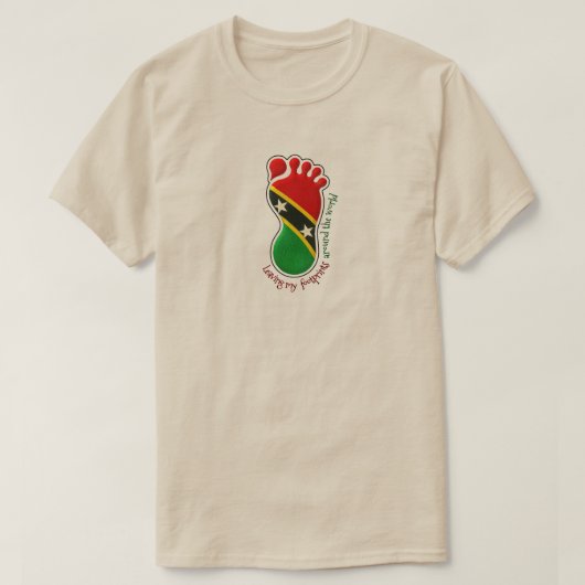 足跡SKN大人 Tシャツ (デザイン正面)