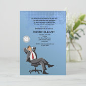 足退職パーティの招待状 招待状 (スタンド正面)