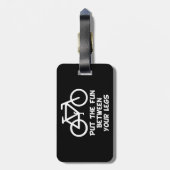 足間のバイク ラゲッジタグ (裏面縦)