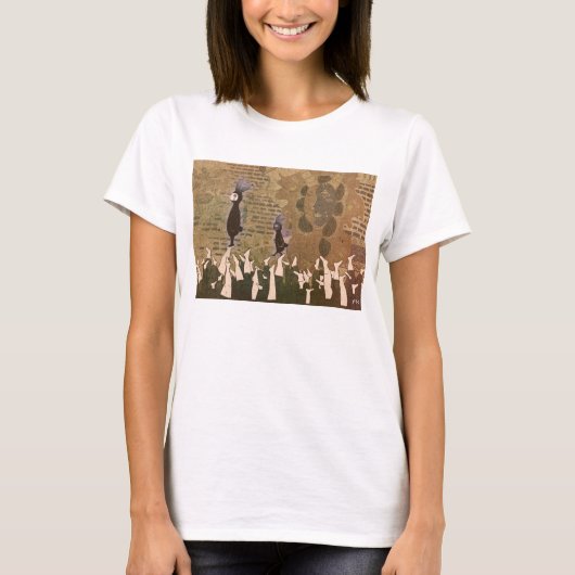 足音2012年をストップ Tシャツ (正面)