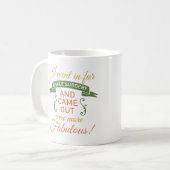 足首の手術の素晴らしい回復（緑） コーヒーマグカップ (正面左)