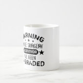 足首の手術ユーモアのアップグレード コーヒーマグカップ (中央)