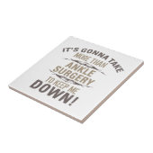 足首の手術ユーモア タイル (側面)