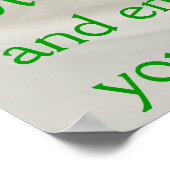 足首の竹マッサージ ポスター (角)