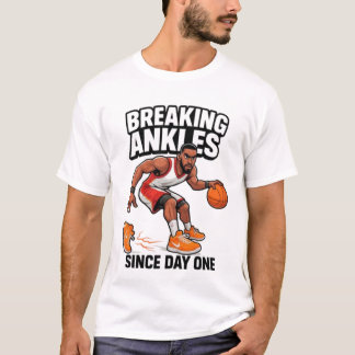 足首を折るバスケットボールストリートウェアジムギフト Tシャツ