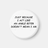 足首ビターTシャツ マグネット (正面)