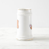 足2によって壊されるつま先 ビールジョッキ (中央)