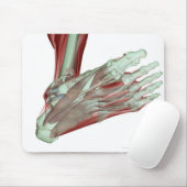 足2の筋骨格 マウスパッド (マウス)